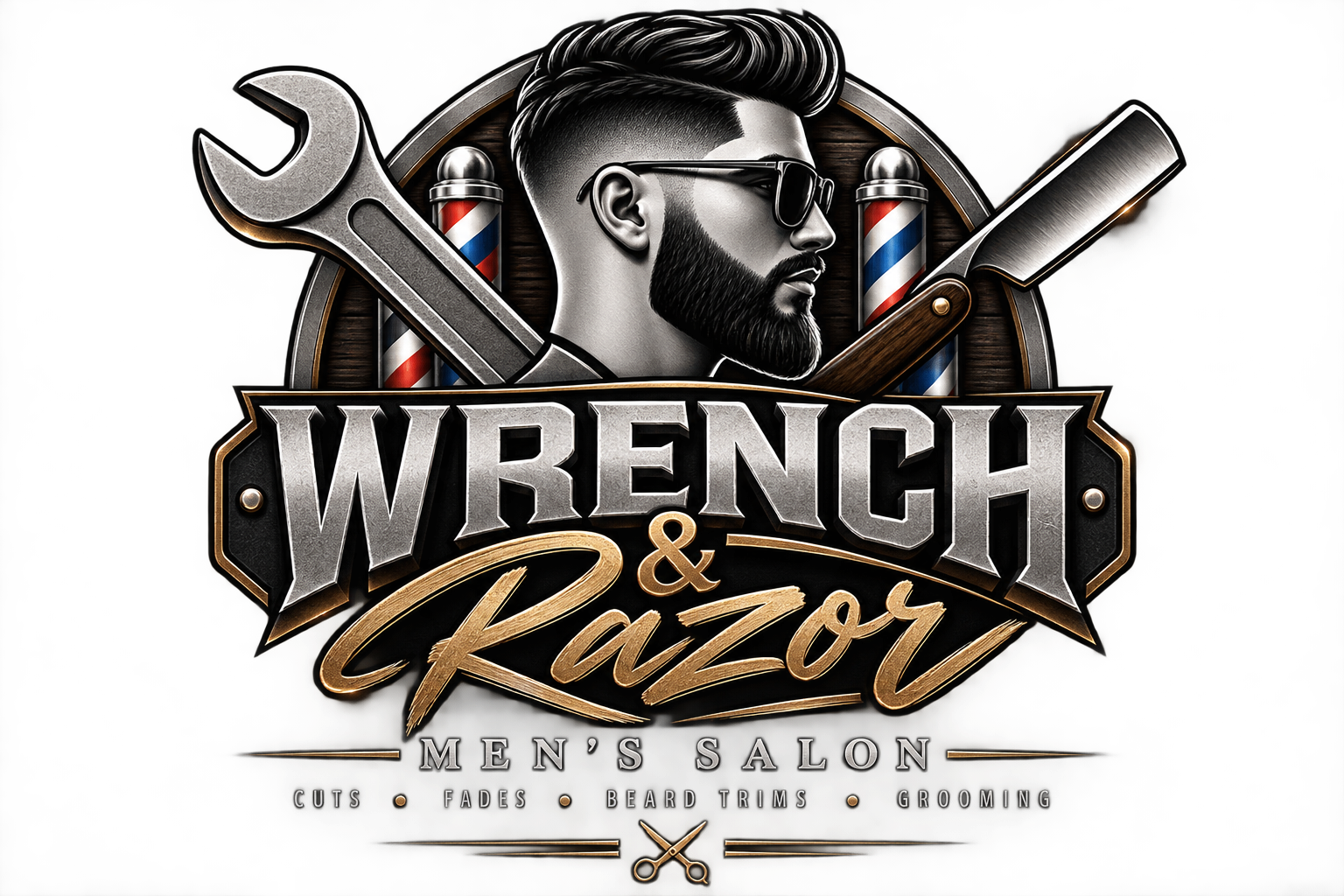Wrench&Razor logo